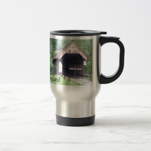 Térmica Caneca da ponte coberta de Nova Inglaterra (Direita)