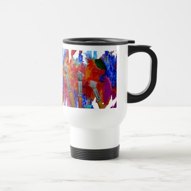 Térmica Caneca da viagem ao trabalho do artista (Direita)