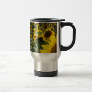 Térmica Caneca da viagem ao trabalho do chá do girassol d