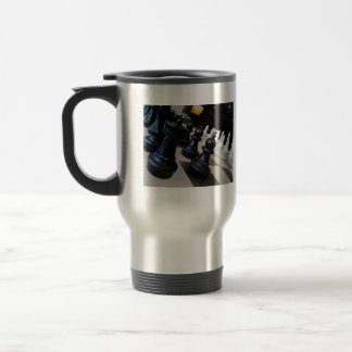 Térmica caneca da xadrez