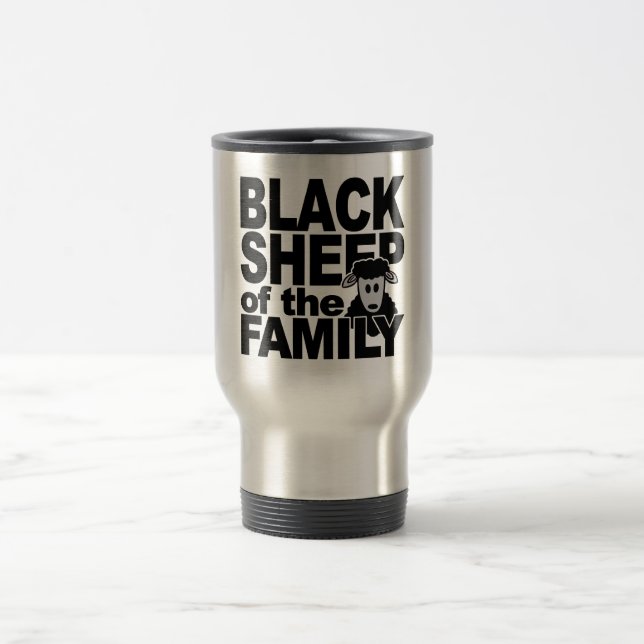 Térmica Caneca das OVELHAS NEGRAS - escolha o estilo & a (Centro)