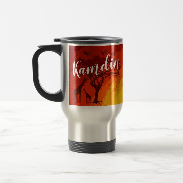 Térmica Caneca de 15 onças personalizada Safari Gi (Esquerda)