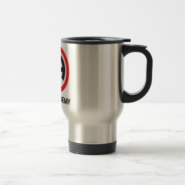 Térmica Caneca de aço inoxidável da academia do herói (Direita)