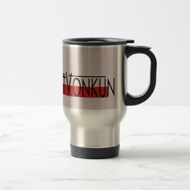 Térmica Caneca de aço inoxidável de KunstVonkun (Direita)