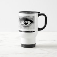 Caneca de aço inoxidável do olho da TESTEMUNHA