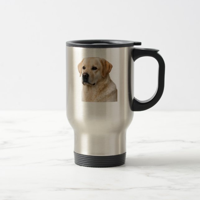 Térmica Caneca de Aço Inoxidável Lealdade do Lab Amarelo (Direita)
