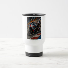 Térmica Caneca de Arte em Mosaico Superbike Racing Apex