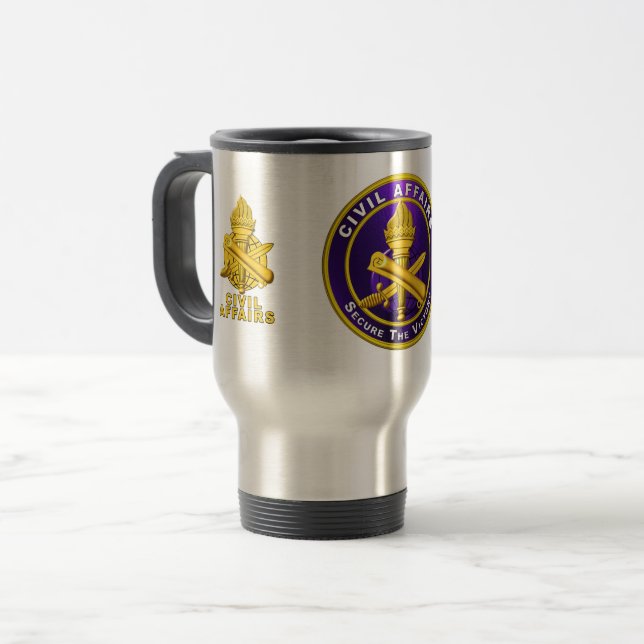 Térmica Caneca de Assuntos Civis (Frente Esquerda)
