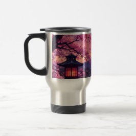Térmica Caneca de Café Anime Flor de Cerejeira