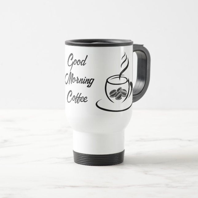 Térmica Caneca de Café Boa Manhã (Frente Esquerda)