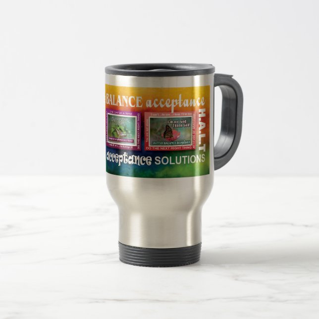 Térmica caneca de café com slogans de recuperação de 12 pa (Frente Esquerda)