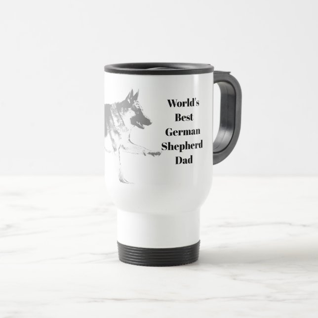 Térmica Caneca de café da viagem ao trabalho do german (Frente Esquerda)