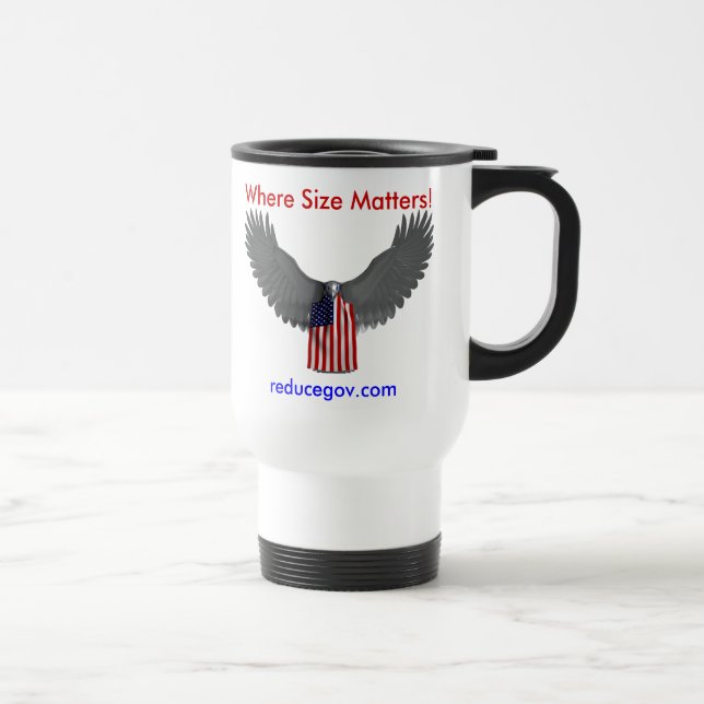 Térmica caneca de café de Reducegov.com onde o tamanho (Direita)