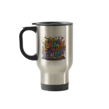 Caneca De Café De Sonhos Em Cores