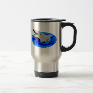 Térmica Caneca de café do golfinho - de aço inoxidável