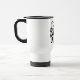 Térmica Caneca de Café Olhos Retrô Engraçados "ESTOU DE OL