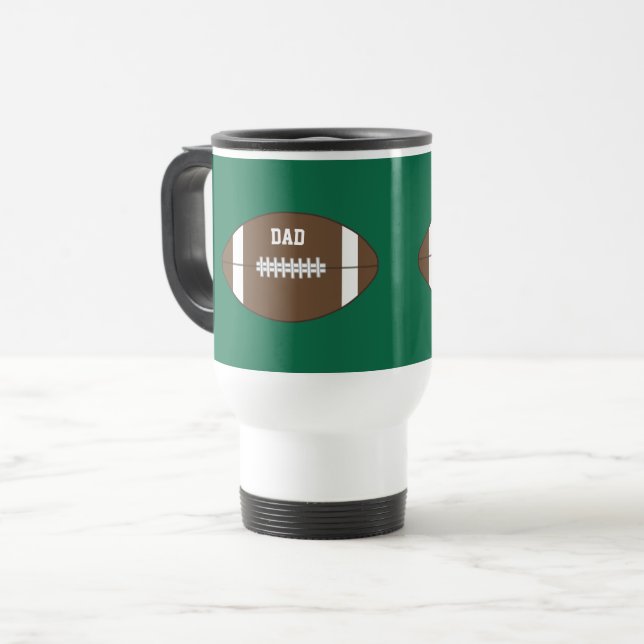 Térmica Caneca de café Pai Futebol (Frente Esquerda)