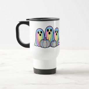Térmica Caneca de Café Trio de Fantasmas Fofos Halloween –