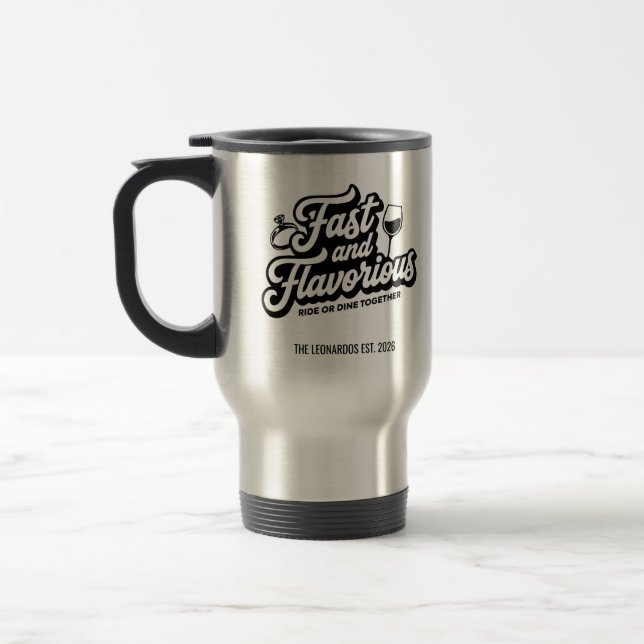 Térmica Caneca de Cômuter Personalizada Engraçada de 15oz (Esquerda)