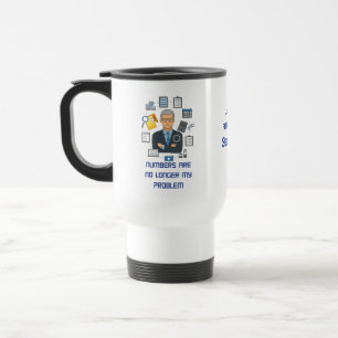 Térmica Caneca de Contador Aposentado – Presente Divertido