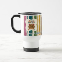 Caneca de Gato Professora Personalizada | Nome e S