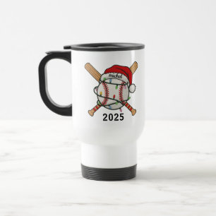 Térmica Caneca de Natal de Esportes de Beisebol 2025   Nom