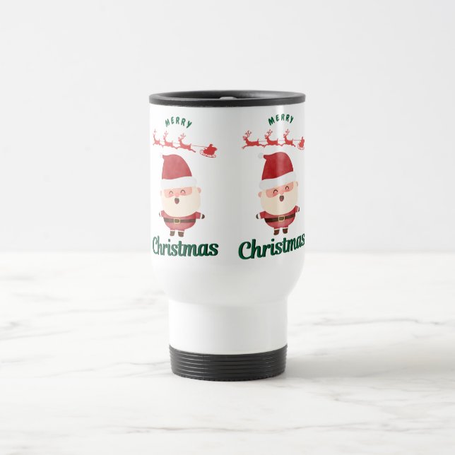Térmica Caneca de Natal Fofa (Centro)