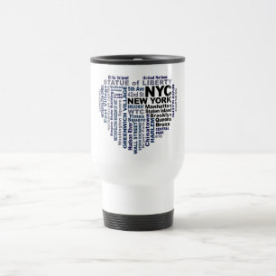 Térmica Caneca de NYC - escolha o estilo & a cor