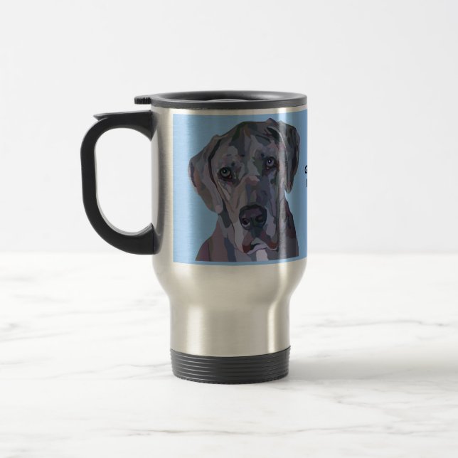 Térmica Caneca de prata de great dane Merle (Esquerda)