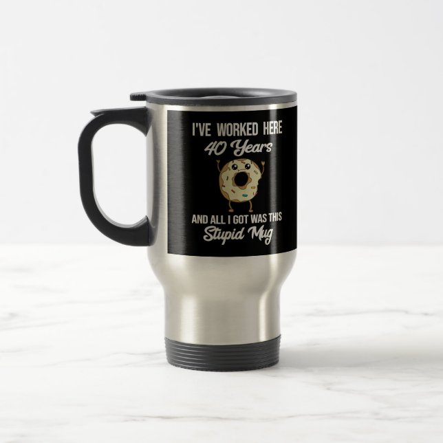 Térmica Caneca de Presente de Apreciação de 40 Anos de Tra (Esquerda)