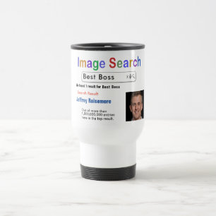 Térmica Caneca de Presente de Busca de Melhor Chefe Engraç