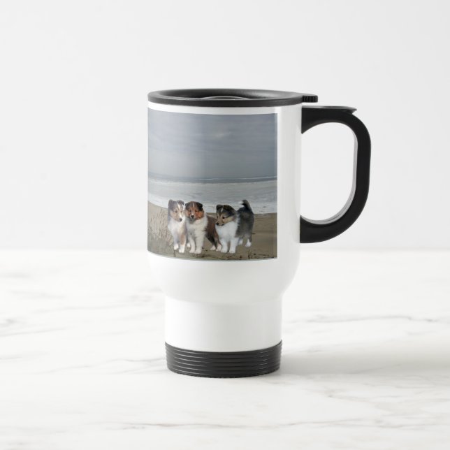 Térmica Caneca de Sheltie (Direita)