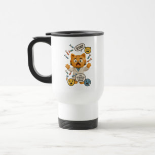 Térmica Caneca de Técnico de Laboratório Clínico Gato Faze