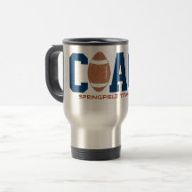 Caneca de treinador de futebol
