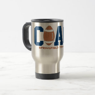Térmica Caneca de treinador de futebol
