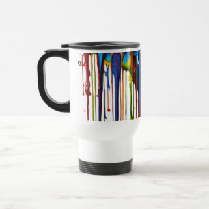 Térmica Caneca de Viagem/Comutação de Salpicos de Cores Ab