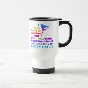 Térmica Caneca de viagem, copo - quanto tempo ao happy