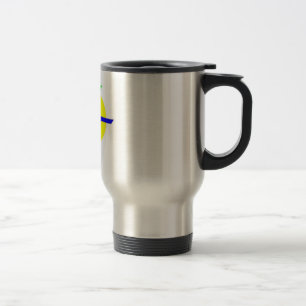 Térmica Caneca de viagem, logotipo de DMR com texto
