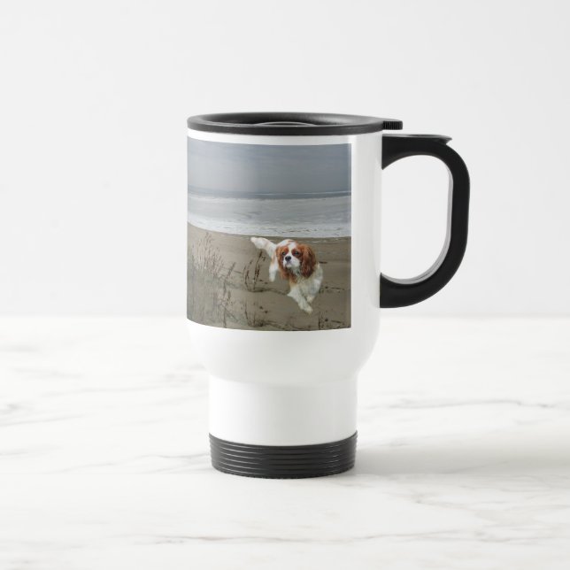 Térmica Caneca descuidado do Spaniel de rei Charles (Direita)