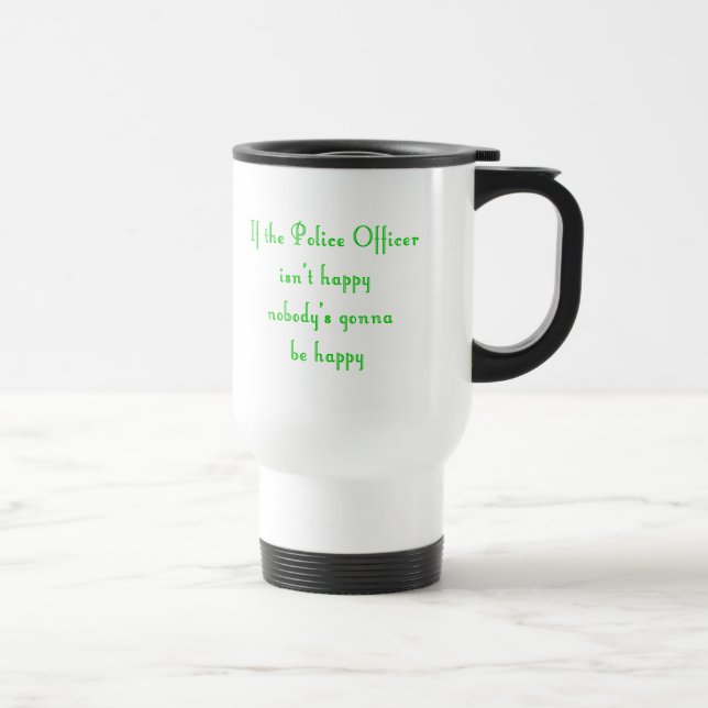 Térmica Caneca do agente da polícia (Direita)