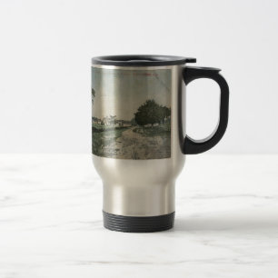 Térmica Caneca do cartão do abanador da família da igrej
