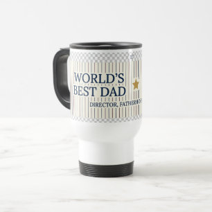 Térmica Caneca do Dia dos Pais - Melhor Pai do Mundo Azul