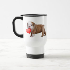 Térmica Caneca do filhote de cachorro do buldogue dos