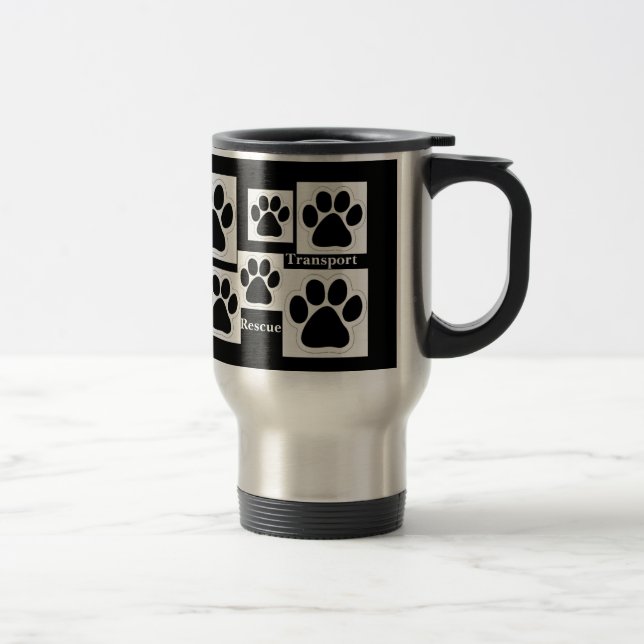 Térmica Caneca do impressão da pata (Direita)