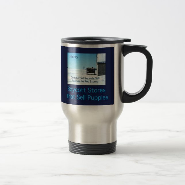 Térmica Caneca do moinho do filhote de cachorro (Direita)