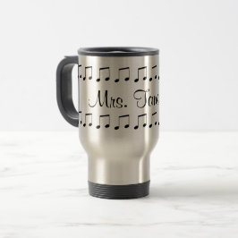 Térmica Caneca do professor de música customizável