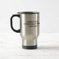 Caneca do respeito da tecnologia (trajes)