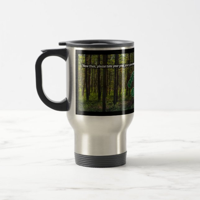Térmica Caneca do verso 15oz do tiro ao arco de (Esquerda)