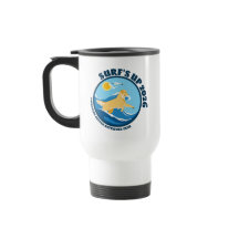 Caneca Dourada Surfs Up