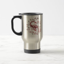 Caneca Elegante do Zodíaco Escorpião